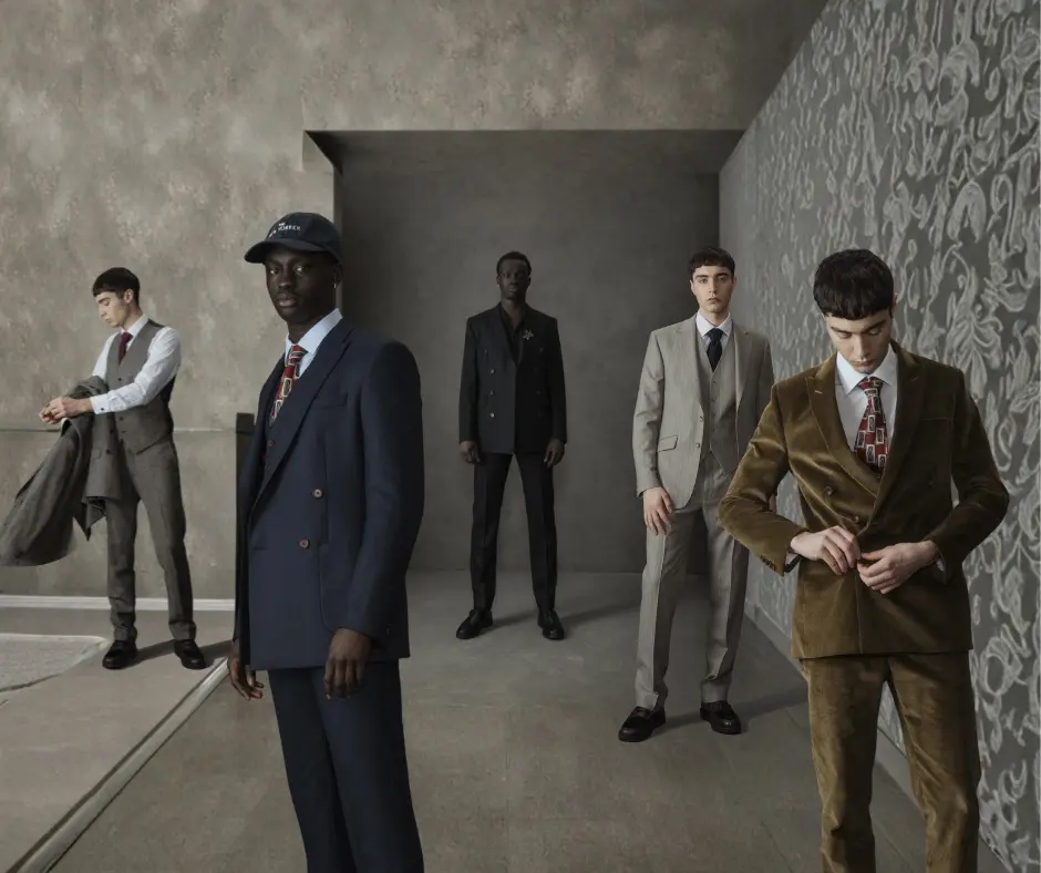 Examples of SETT kilts and tailoring suits